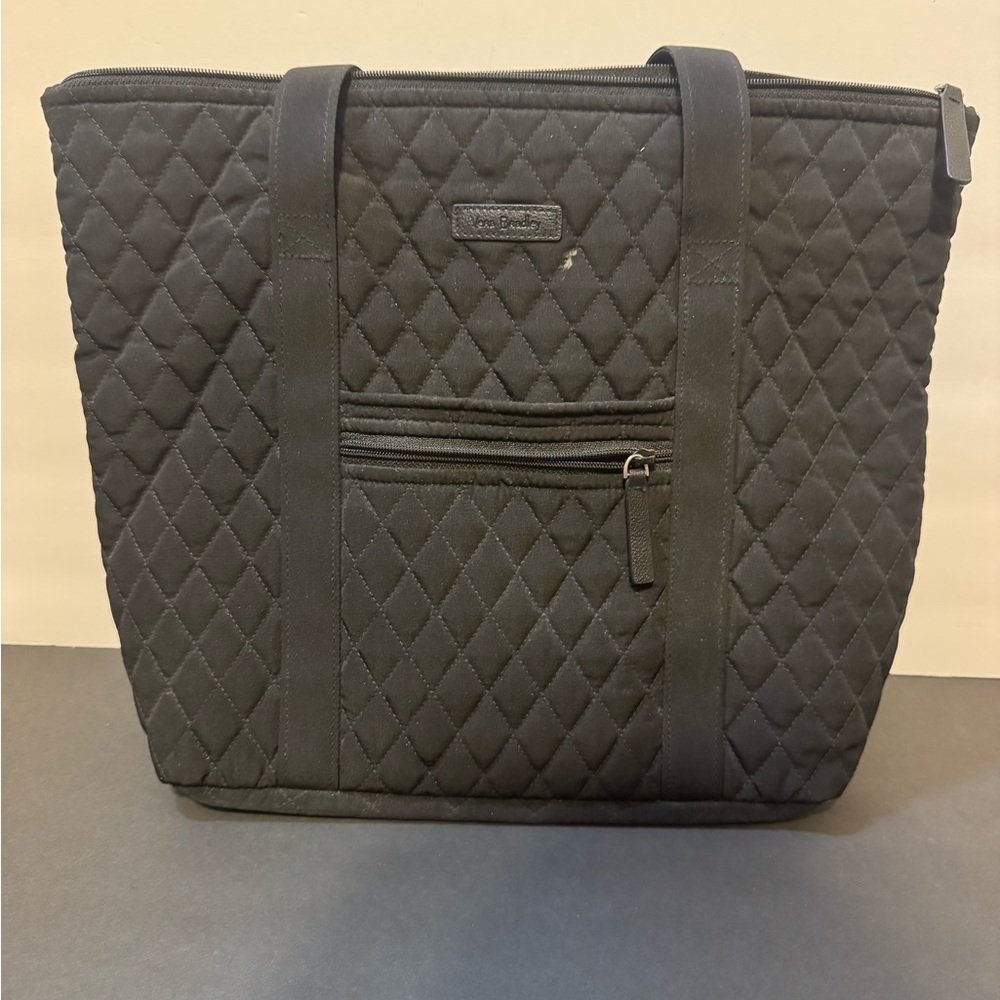 Vera Bradley Black Quilted Tote Bag
